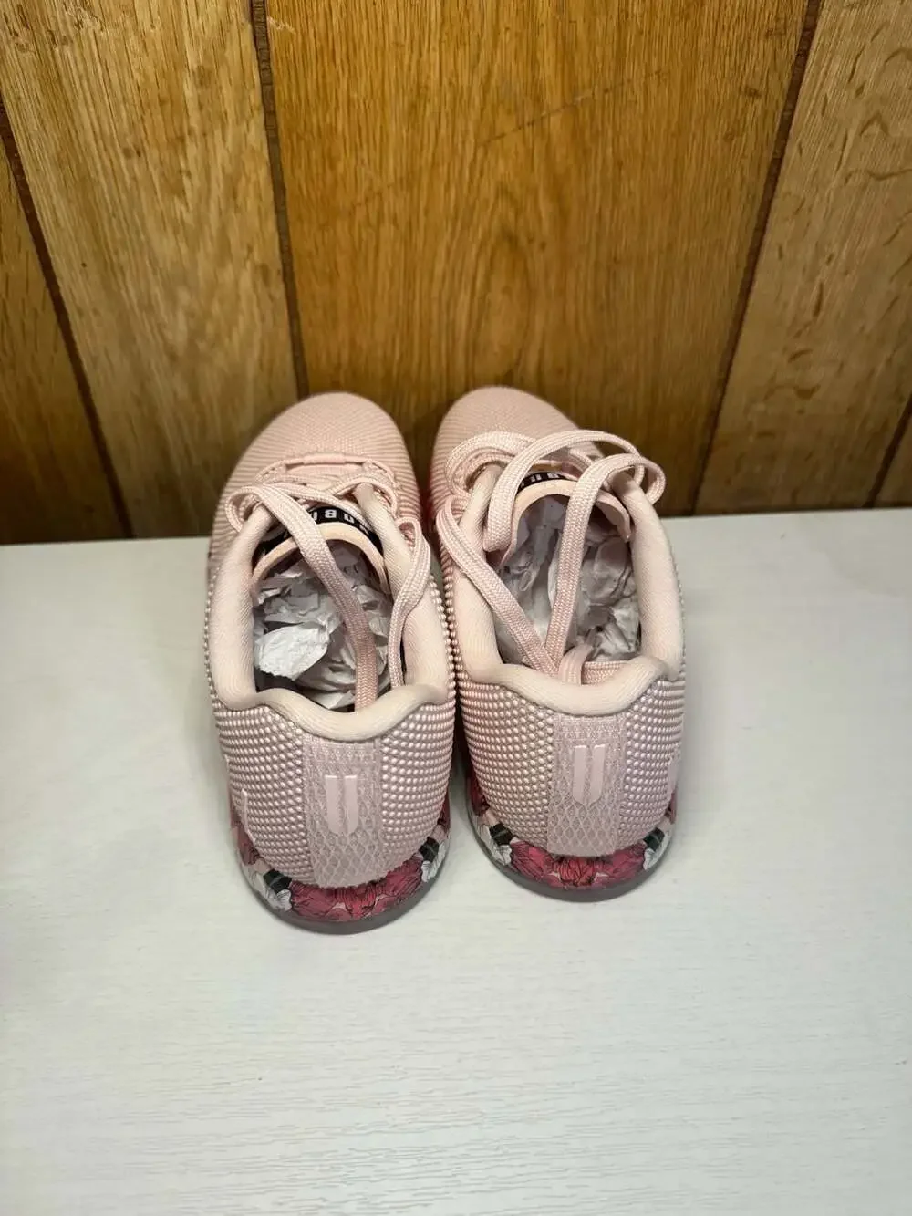 NOBULL Outwork Training Shoes Rose Butterfly Floral Print Women's Size 6